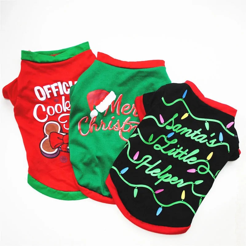 Pet's Cotton Christmas Outfits - MeeowShop