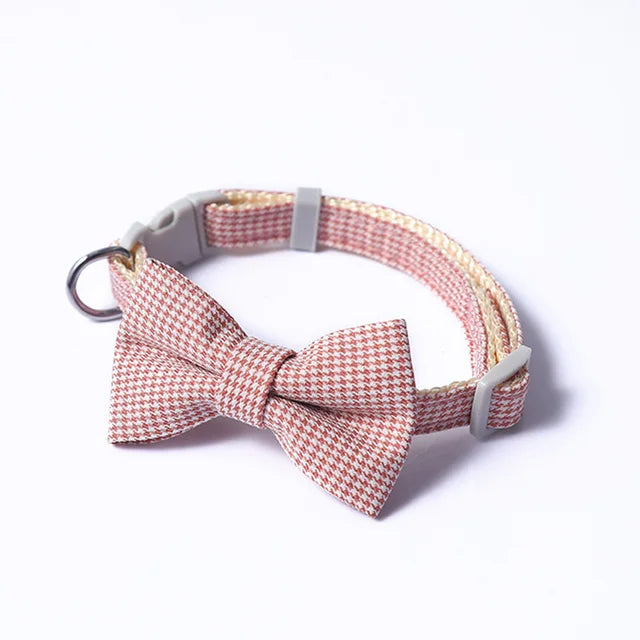 Pet's Plaid Print Bow Tie Collars - MeeowShop