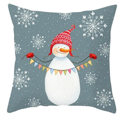 Cartoon Christmas Pillow Cover