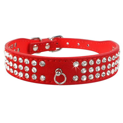 Pet's Adjustable Diamond Bowknot Collar - MeeowShop