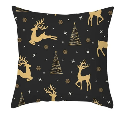 Cartoon Christmas Pillow Cover