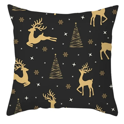 Cartoon Christmas Pillow Cover