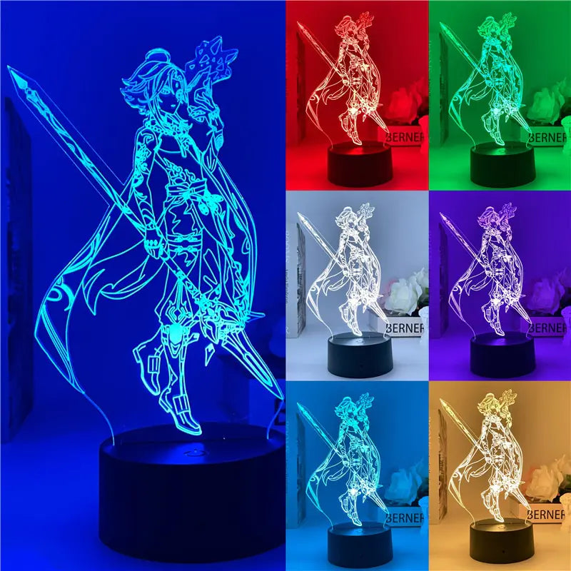 Genshin Impact Night Light's 3D Illusion