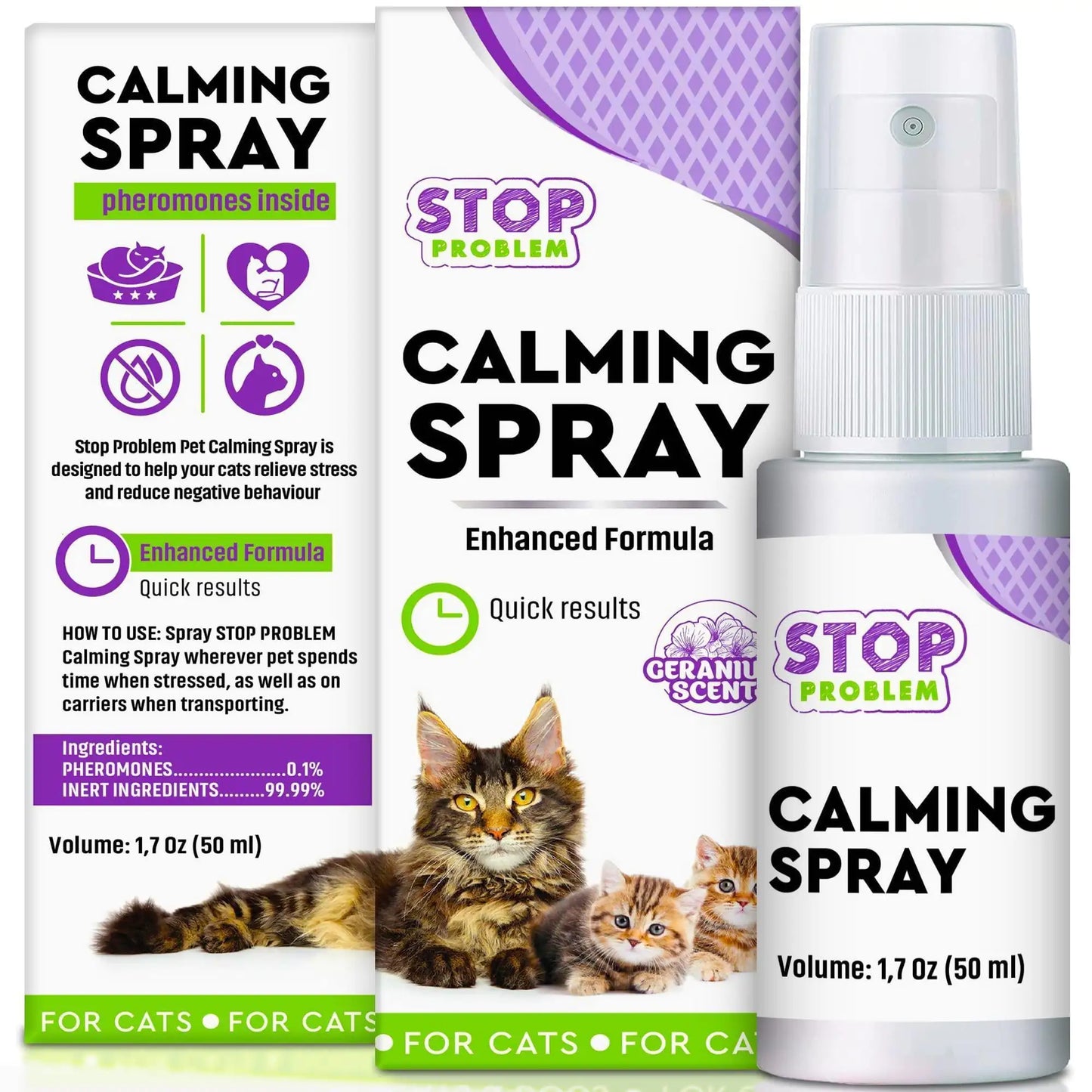 Calming Pheromone Spray for Cats Relief Stress