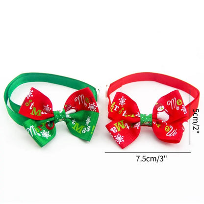 Pet's Festive Bowtie Collars - MeeowShop