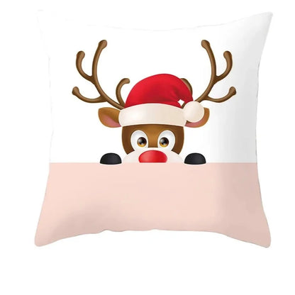 Cartoon Christmas Pillow Cover