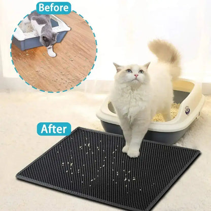 Cat's Double Layered Litter Mat - MeeowShop