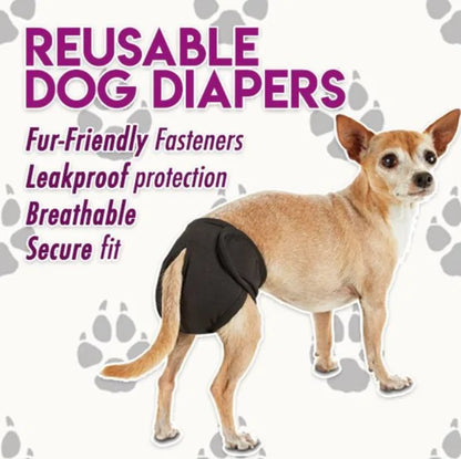 Dog's Reusable Diaper for Dog in Heat / Menstrual Cycle - MeeowShop