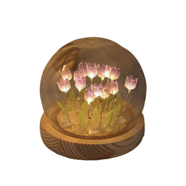 Lily of The Valley Flowers LED Night Light