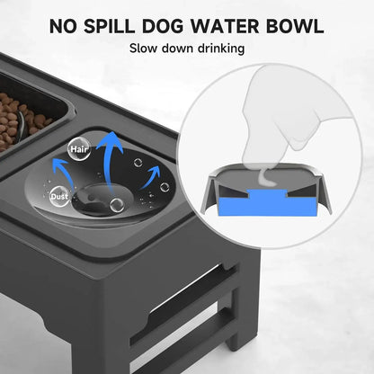 Pet's Adjustable Food & Water Bowl - MeeowShop