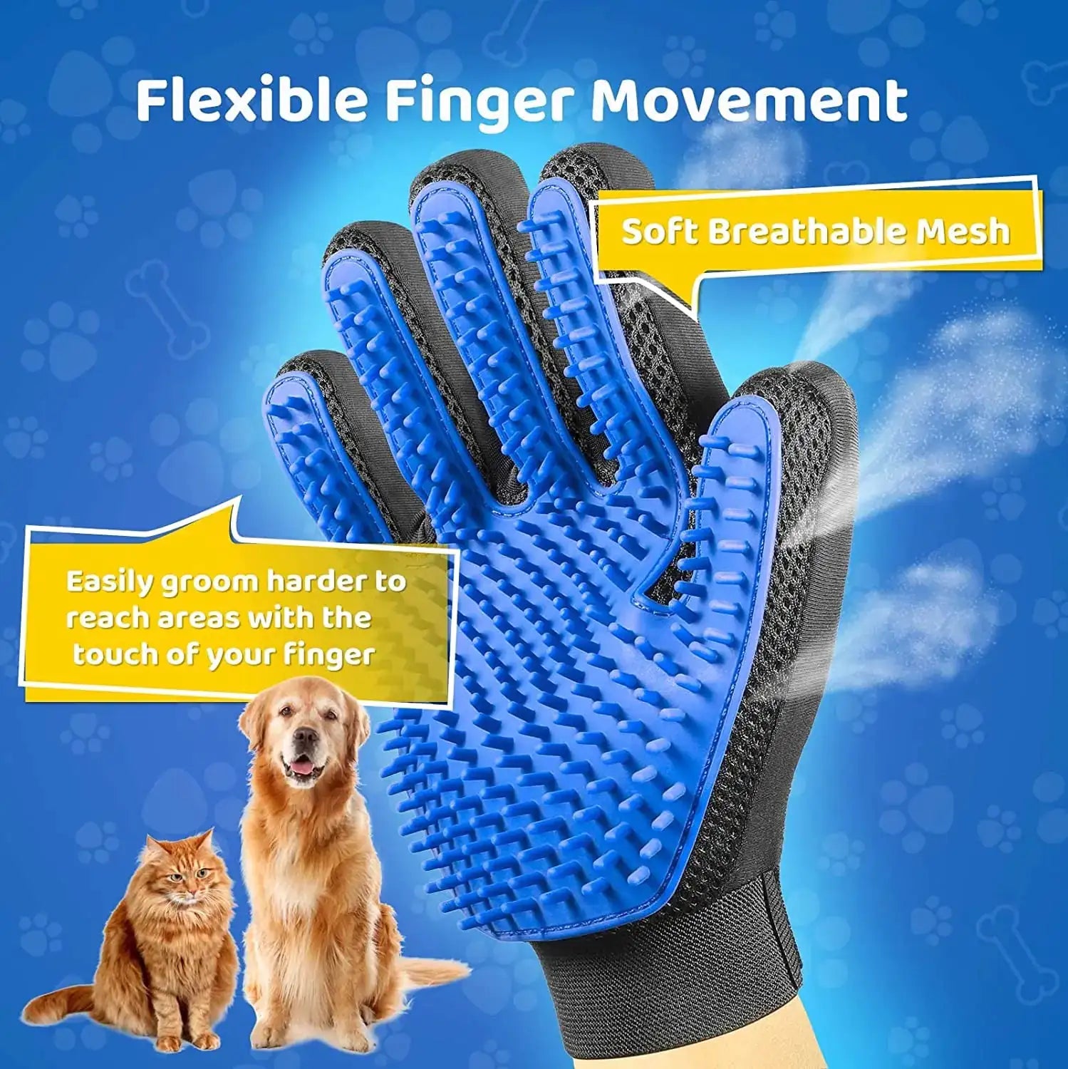 Pet Fur Grooming Glove - MeeowShop