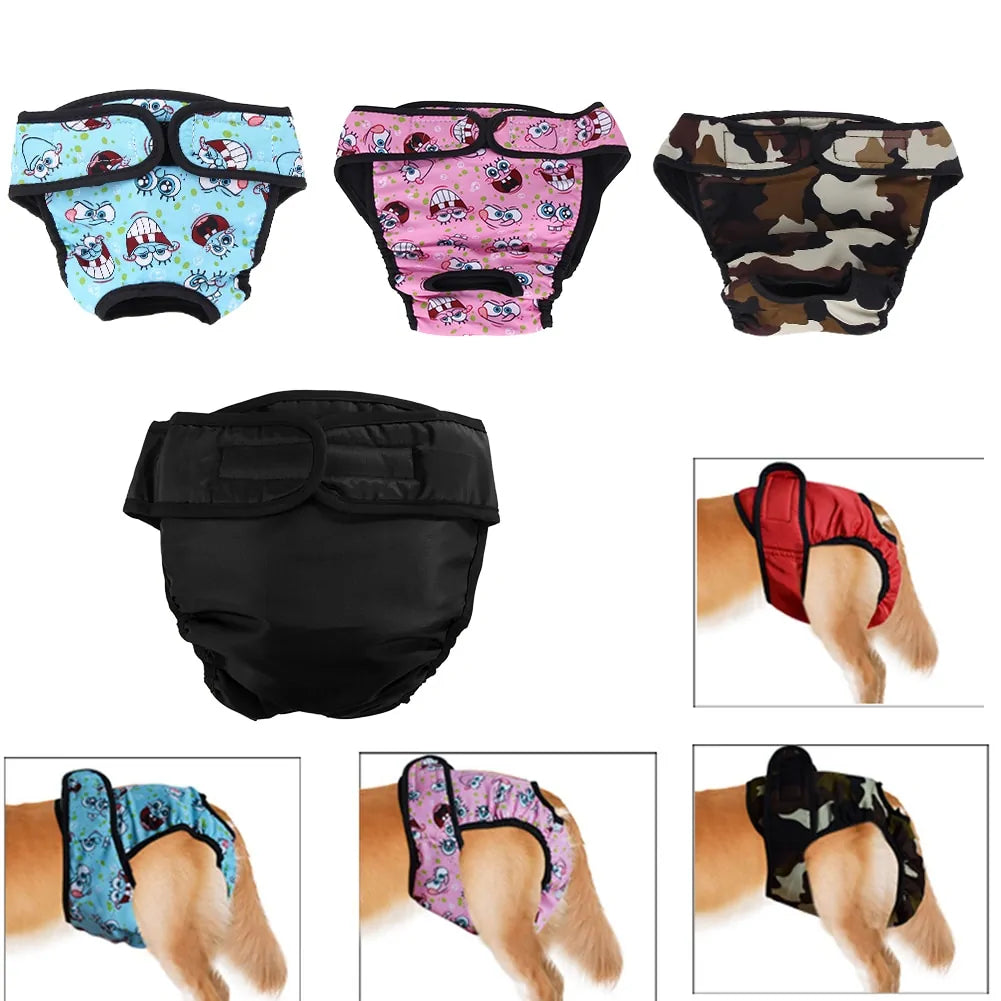 Dog's Reusable Diaper for Dog in Heat / Menstrual Cycle - MeeowShop