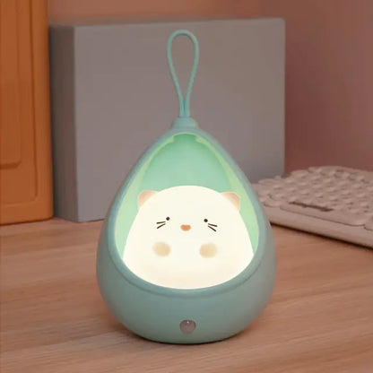 LED Night Light Sensor Control cute animal