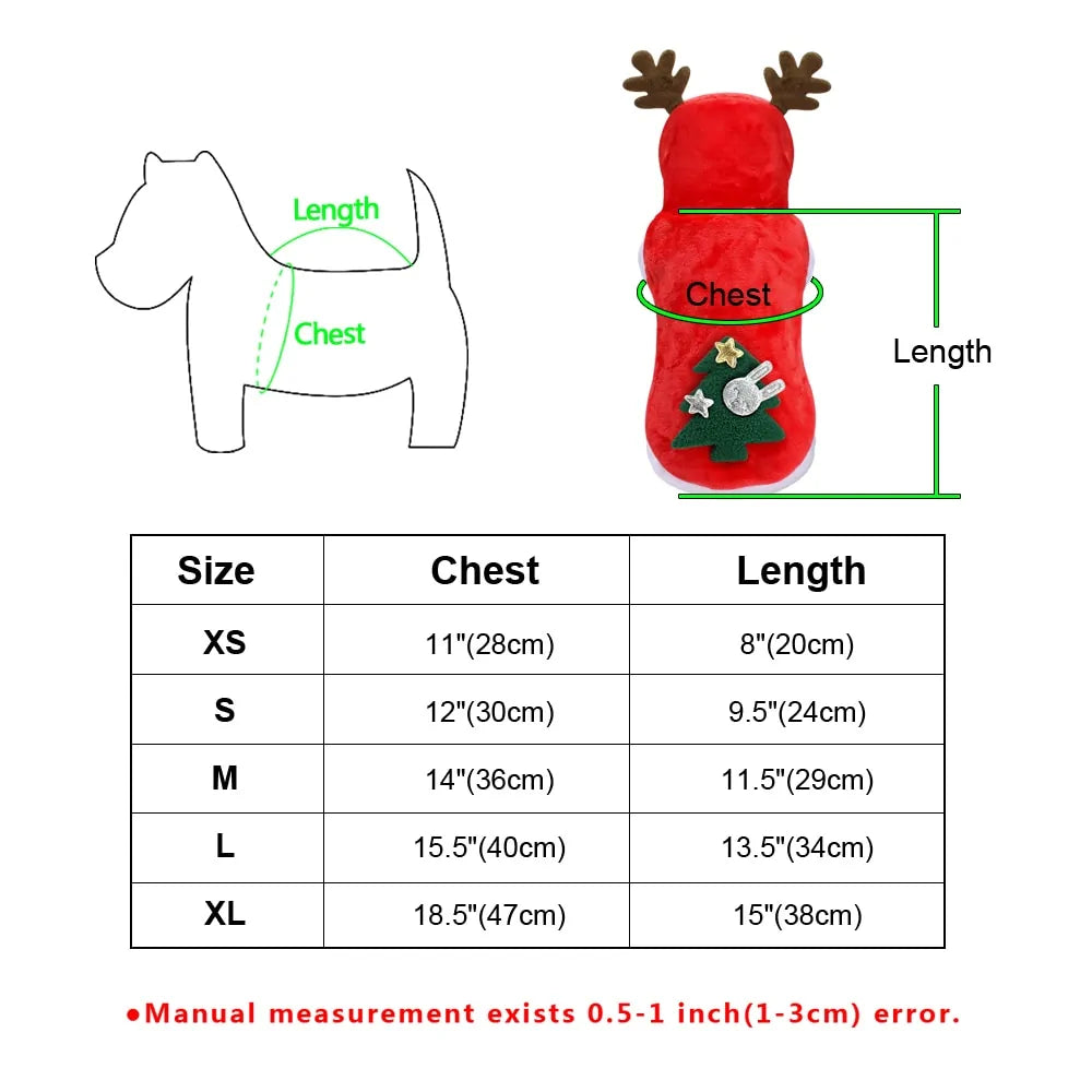 Pet's Christmas Clothes Santa Costume - MeeowShop