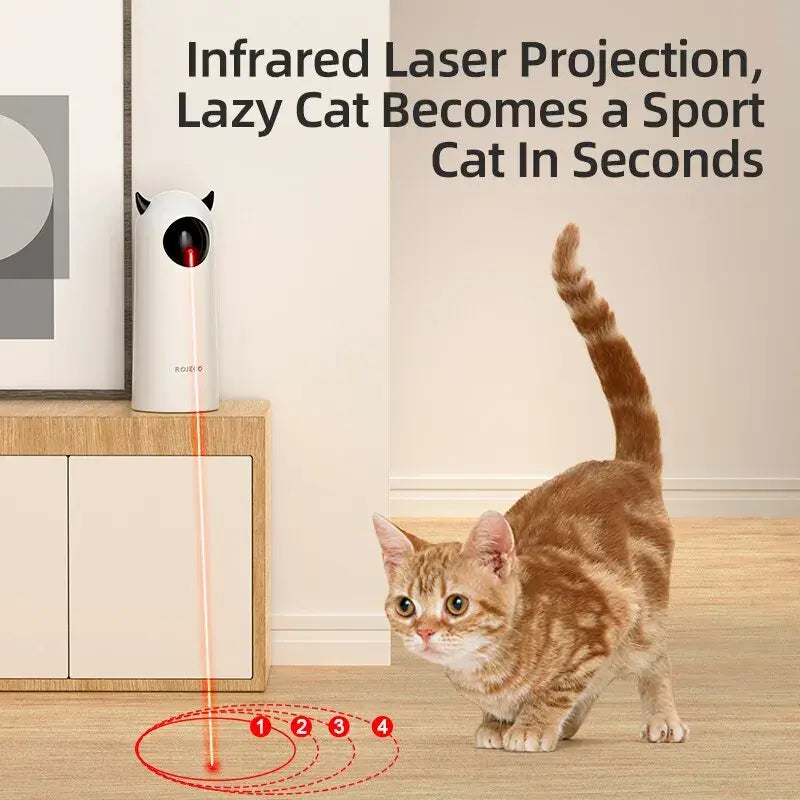 Cat's Auto-Smart Laser Projector Toy - MeeowShop