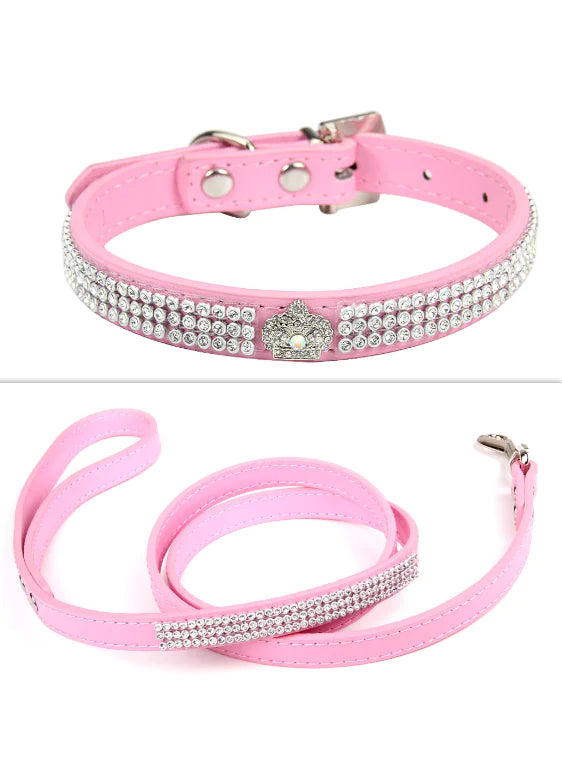 Pet's Diamond Collar & Leash Set - MeeowShop