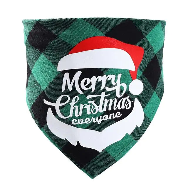 Pet's Christmas Plaid Bandanas - MeeowShop