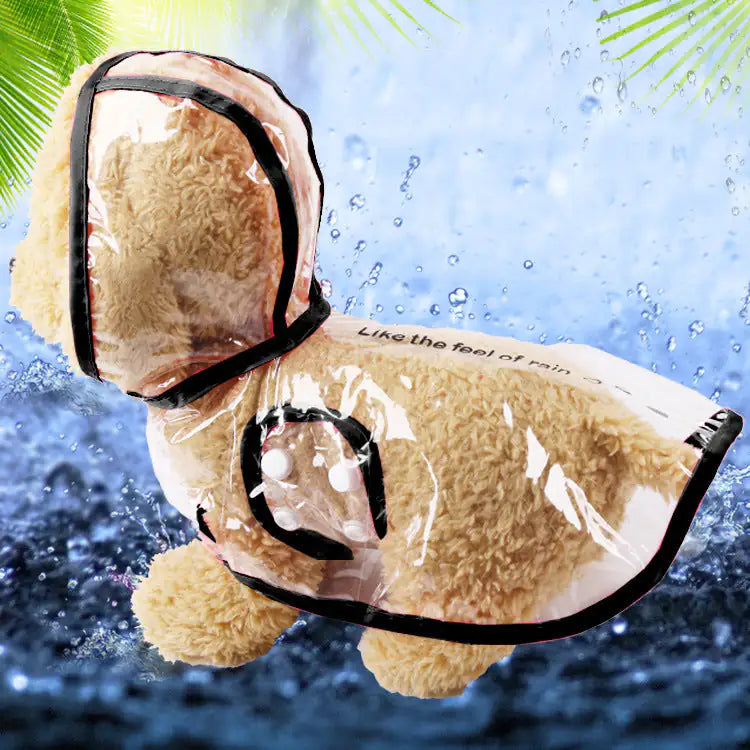 Dog's Waterproof Dinosaur Raincoat - MeeowShop