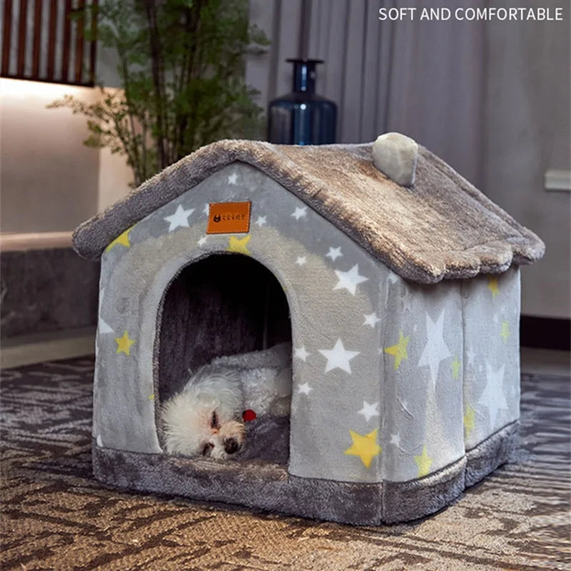 Pet's Foldable Warm Winter House - MeeowShop