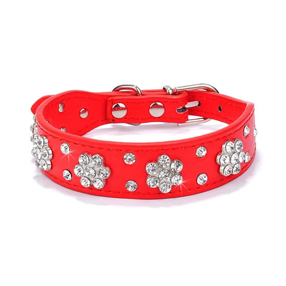 Pet's Adjustable Diamond Bowknot Collar - MeeowShop