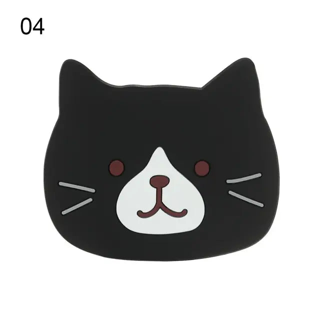 Non-slip Cat Shaped Silicone Cup Mat Holder