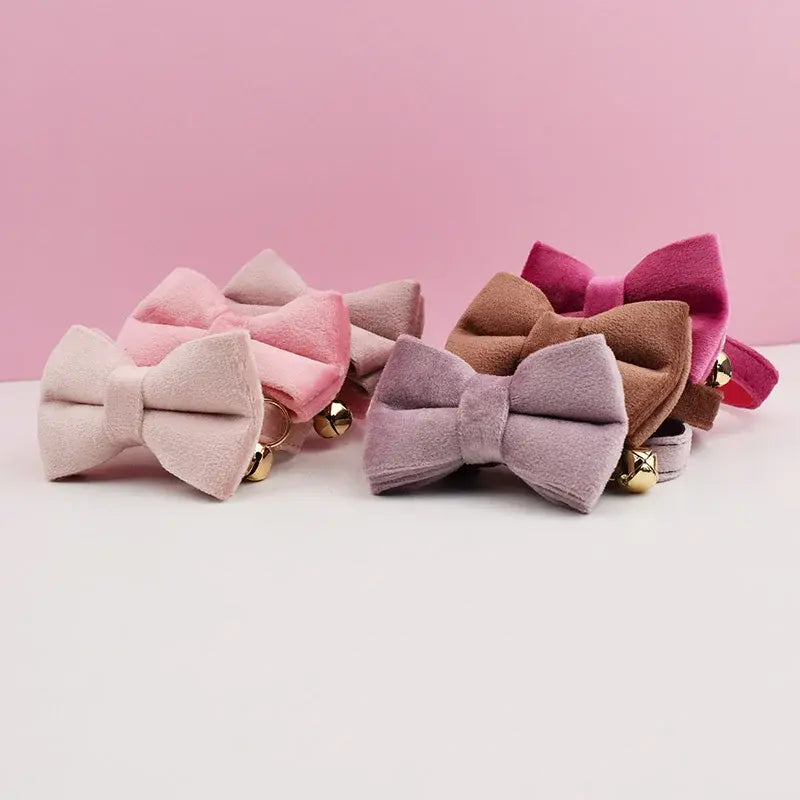 Cat's Luxury Velvet Bowtie Collars - MeeowShop