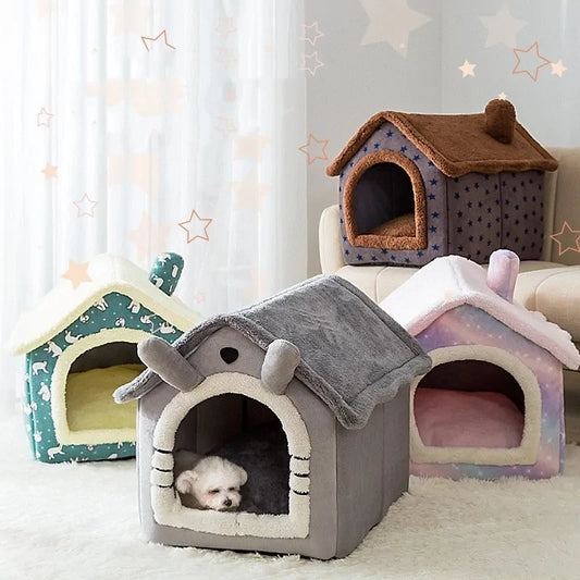 Pet's Foldable Deep Sleep House - MeeowShop