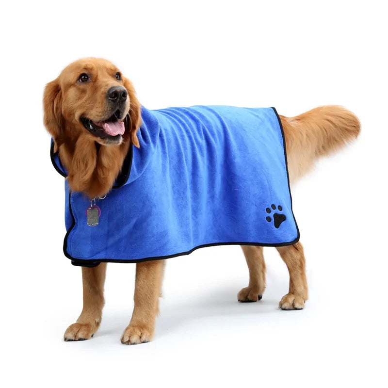 Pet's Microfiber Towel Outfit