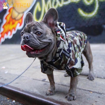 Dog's Camouflage Windbreaker - MeeowShop