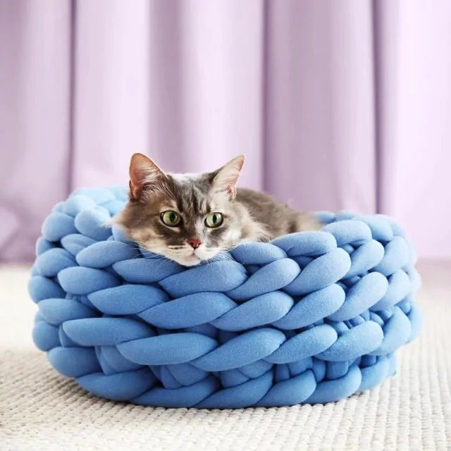 Pet's Soft Crochet Bed - MeeowShop