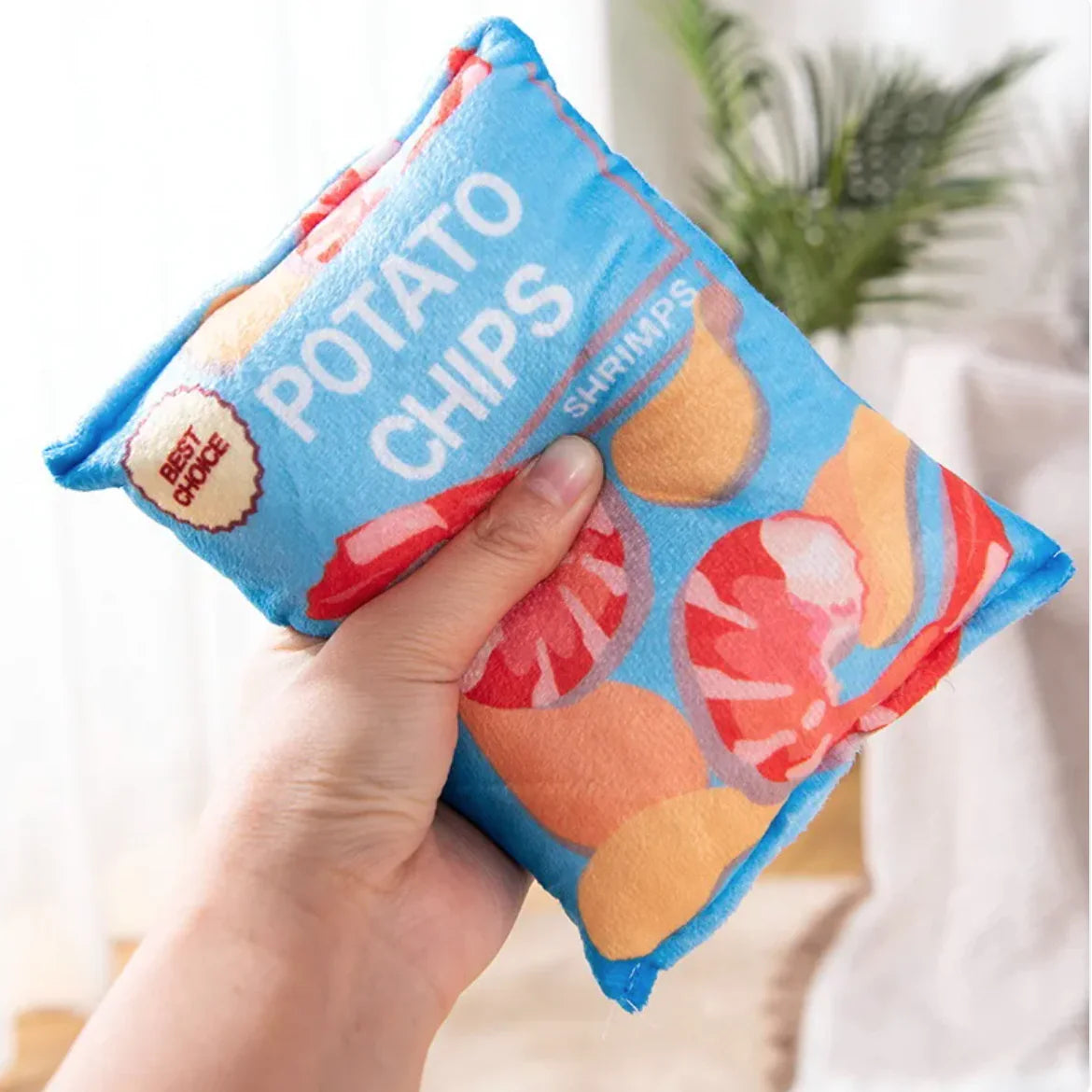 Pet's Plush Potato Chips Toy