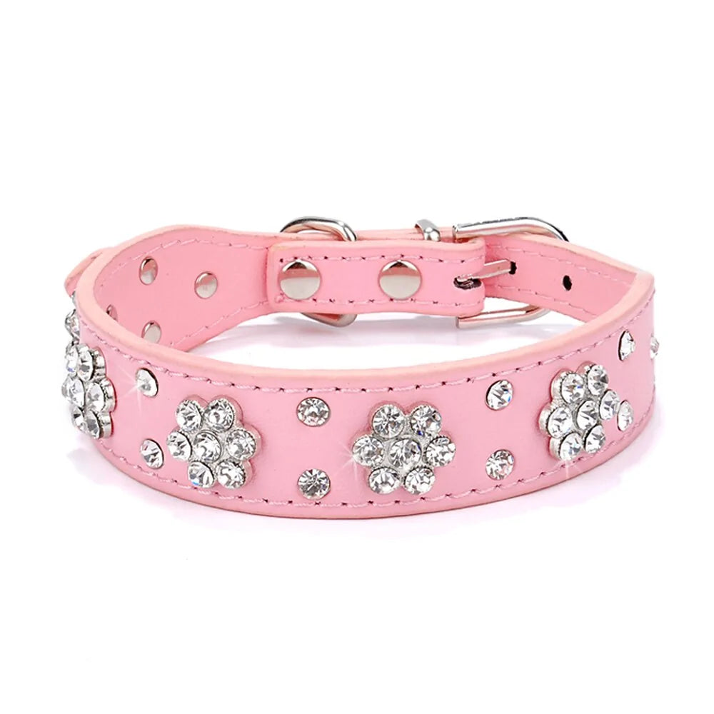 Pet's Adjustable Diamond Bowknot Collar - MeeowShop