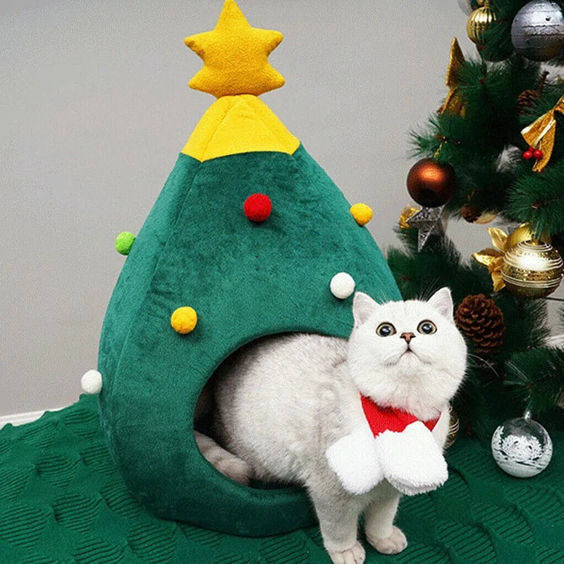 Cat's Christmas Tree House - MeeowShop