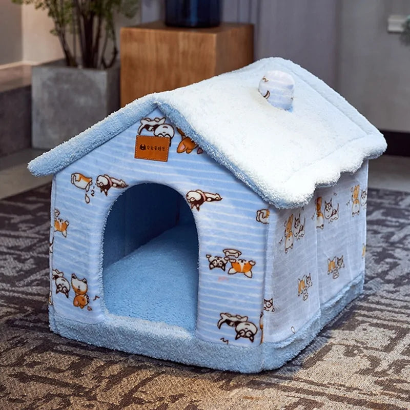 Pet's Foldable Warm Winter House - MeeowShop