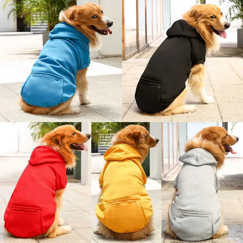 Dog's Warm Hoodies for Medium-Large Breeds - MeeowShop