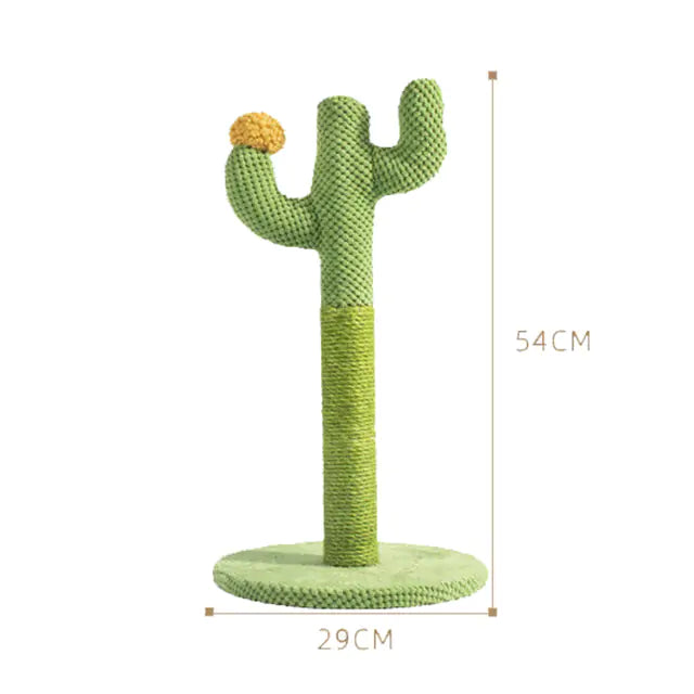 Cat Scratching Post Cacti or Palm Tree