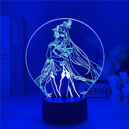 Genshin Impact Night Light's 3D Illusion