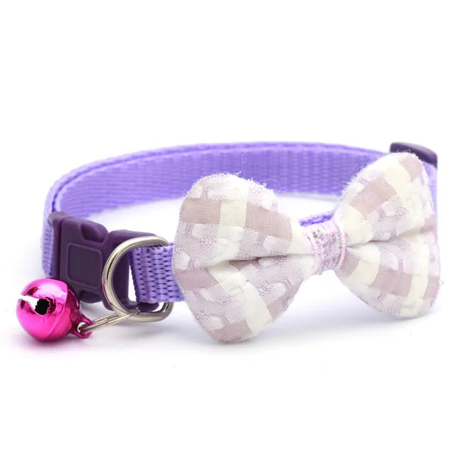 Pet's Plaid Print Bow Tie Collars - MeeowShop