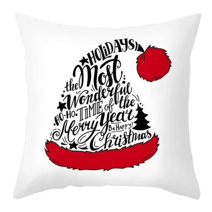 Cartoon Christmas Pillow Cover