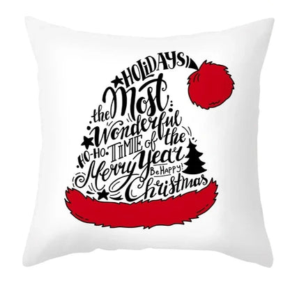 Cartoon Christmas Pillow Cover