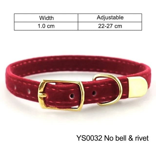 Pet's Velvet Collars For Small Animals - MeeowShop