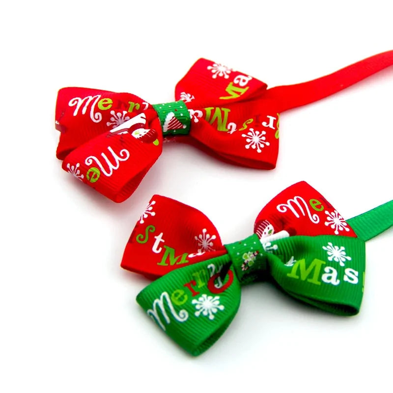 Pet's Festive Bowtie Collars - MeeowShop