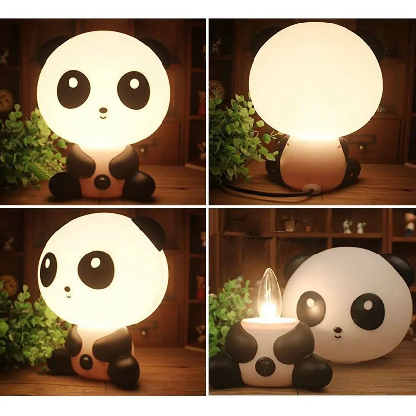 Cartoon Panda Table Desk LED Night Light Lamp