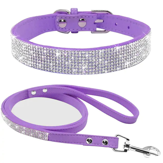 Pet's Diamond Collar & Leash Set - MeeowShop