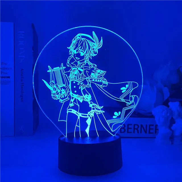 Genshin Impact Night Light's 3D Illusion