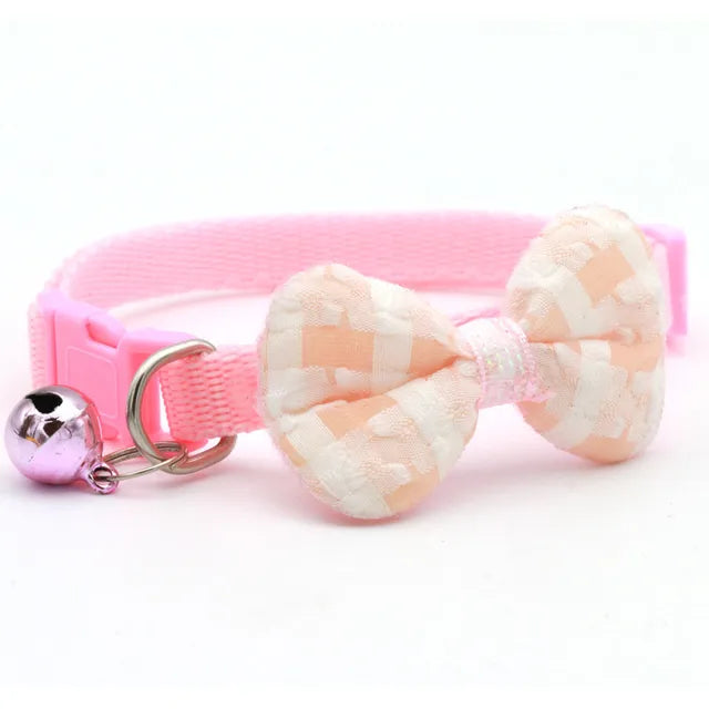 Pet's Plaid Print Bow Tie Collars - MeeowShop