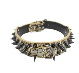 Pet's Spiked Studded Leather Collars - MeeowShop