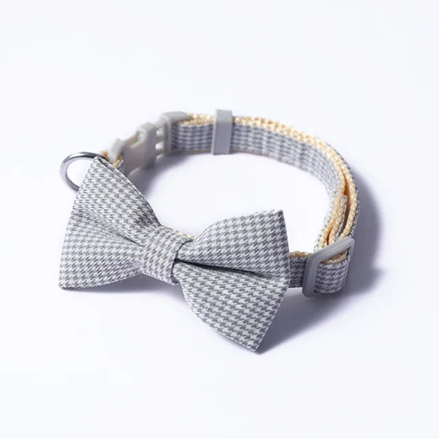 Pet's Plaid Print Bow Tie Collars - MeeowShop