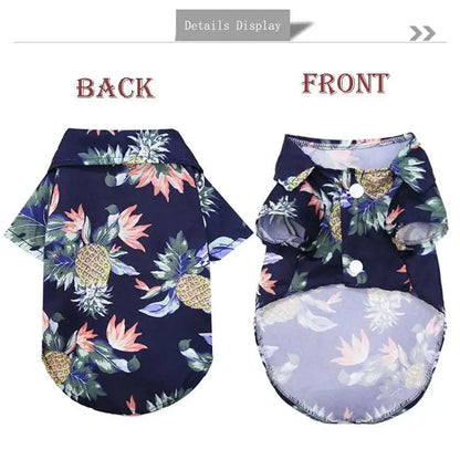 Pet's Tropical Hawaiian Tropical T-Shirts - MeeowShop