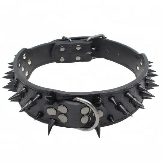 Pet's Spiked Studded Leather Collars - MeeowShop